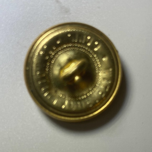Vintage U.S. Army Uniform Brass Great Seal BUTTON Waterbury Button Co - Picture 2 of 5